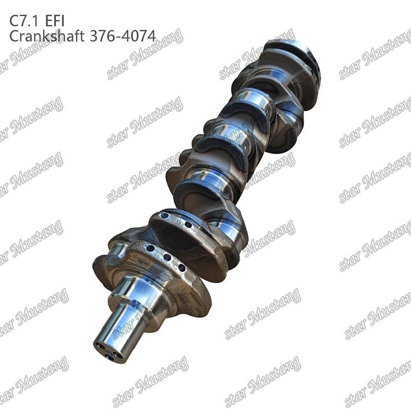 Crankshaft C7.1 Forged Steel 376-4074 Electric Injection For Caterpillar Diesel Engine Repair Parts