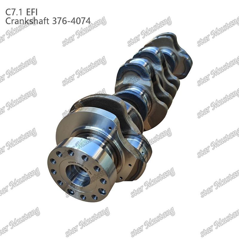 Crankshaft C7.1 Forged Steel 376-4074 Electric Injection For Caterpillar Diesel Engine Repair Parts