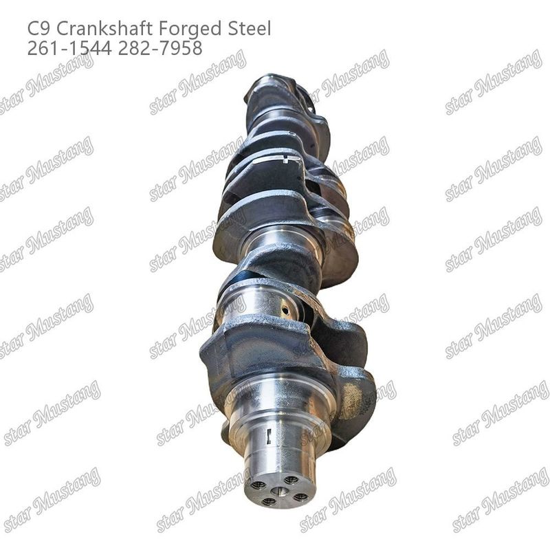 Crankshaft C9 Forged Steel 261-1544 282-7958 For Caterpillar Diesel Engine Repair Parts