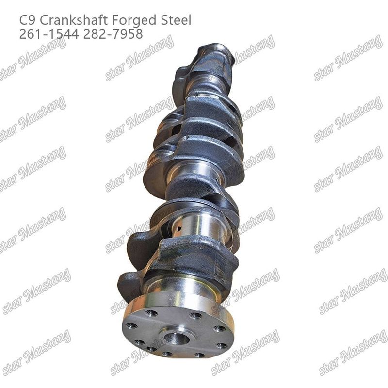 Crankshaft C9 Forged Steel 261-1544 282-7958 For Caterpillar Diesel Engine Repair Parts