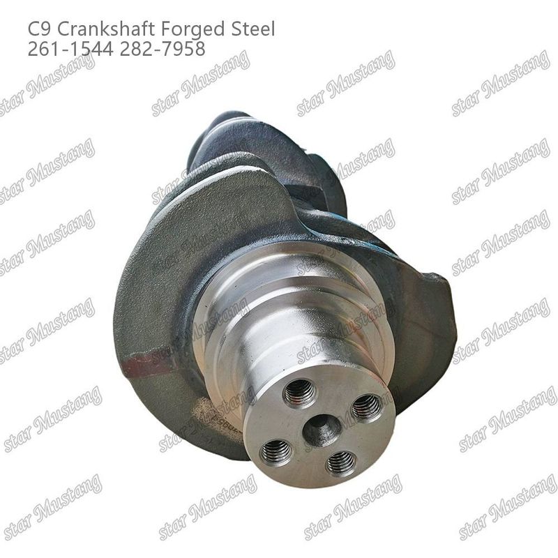 Crankshaft C9 Forged Steel 261-1544 282-7958 For Caterpillar Diesel Engine Repair Parts