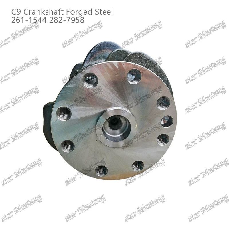 Crankshaft C9 Forged Steel 261-1544 282-7958 For Caterpillar Diesel Engine Repair Parts