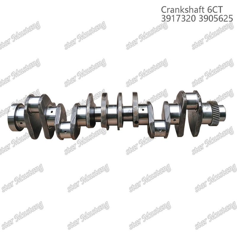 Crankshaft 6CT 3917320 3905625 Forged Steel With Gear For Cummins Diesel Engine Repair Parts