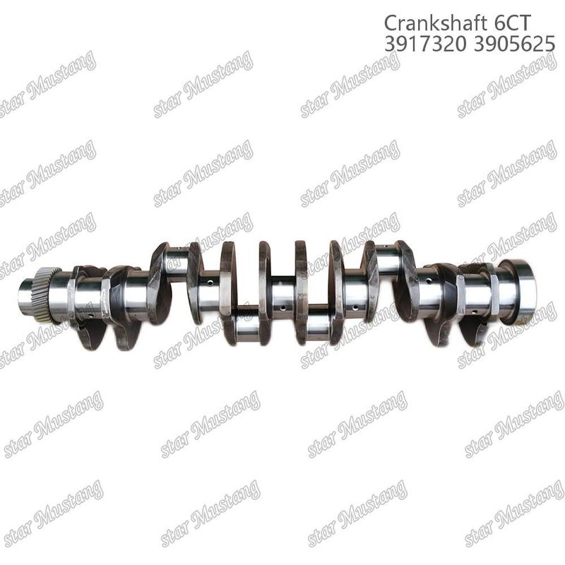 Crankshaft 6CT 3917320 3905625 Forged Steel With Gear For Cummins Diesel Engine Repair Parts