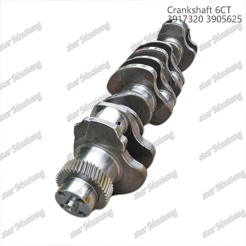 Crankshaft 6CT 3917320 3905625 Forged Steel With Gear For Cummins Diesel Engine Repair Parts