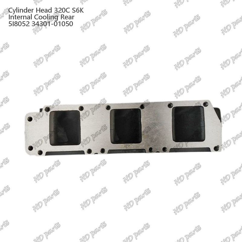 Cylinder Head 320C S6K Internal Cooling Rear 5I8052 34301-01050 For Mitsubishi Engine Spare Parts