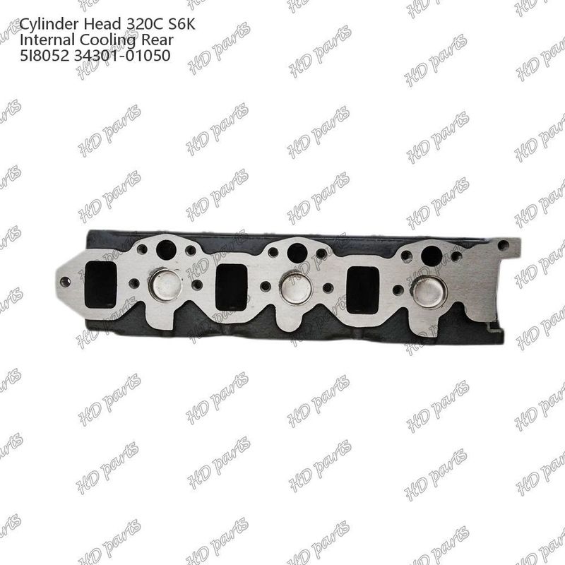 Cylinder Head 320C S6K Internal Cooling Rear 5I8052 34301-01050 For Mitsubishi Engine Spare Parts