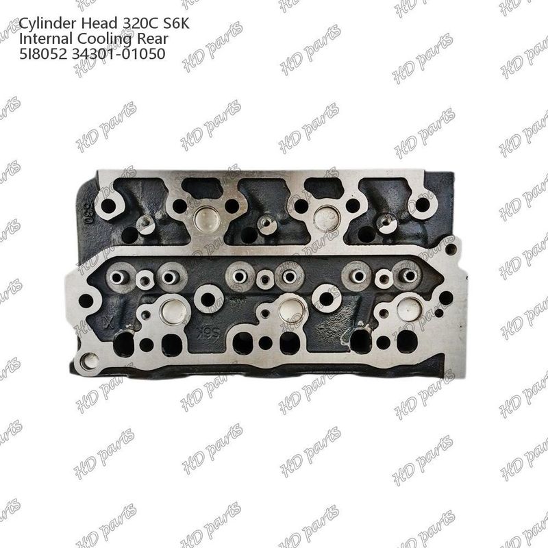 Cylinder Head 320C S6K Internal Cooling Rear 5I8052 34301-01050 For Mitsubishi Engine Spare Parts