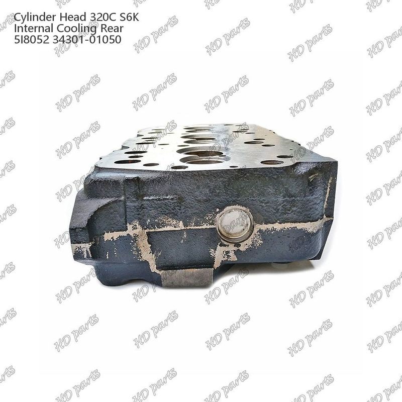 Cylinder Head 320C S6K Internal Cooling Rear 5I8052 34301-01050 For Mitsubishi Engine Spare Parts