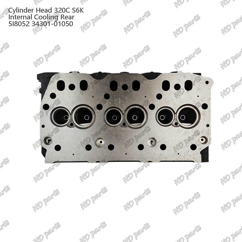 Cylinder Head 320C S6K Internal Cooling Rear 5I8052 34301-01050 For Mitsubishi Engine Spare Parts
