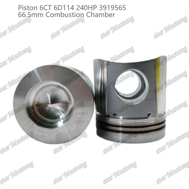Piston 6CT 6D114 240HP 3919565 66.5mm Combustion Chamber For Cummins Diesel Engine Repair Parts