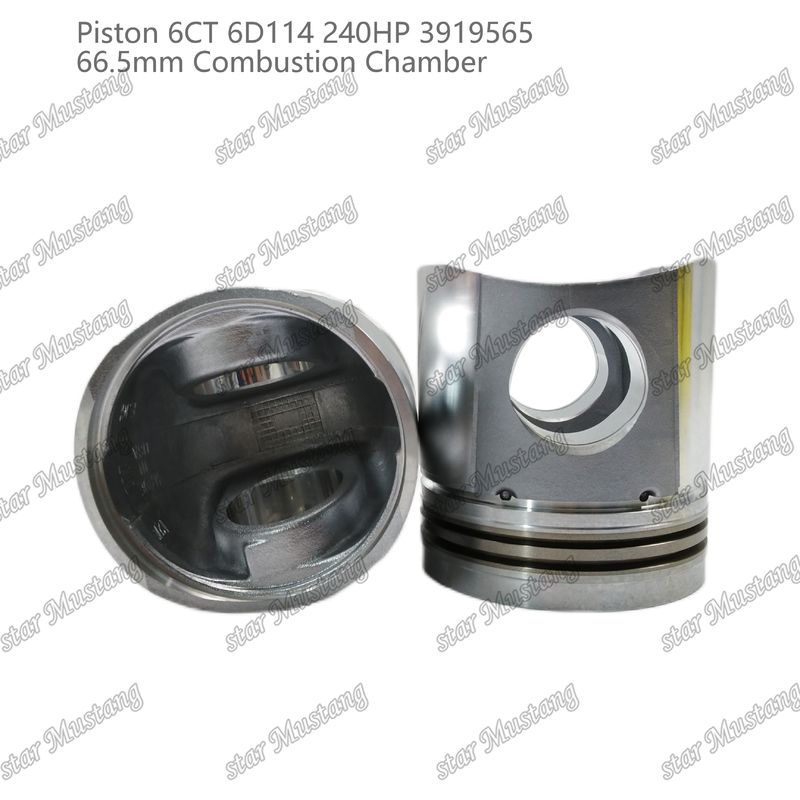 Piston 6CT 6D114 240HP 3919565 66.5mm Combustion Chamber For Cummins Diesel Engine Repair Parts