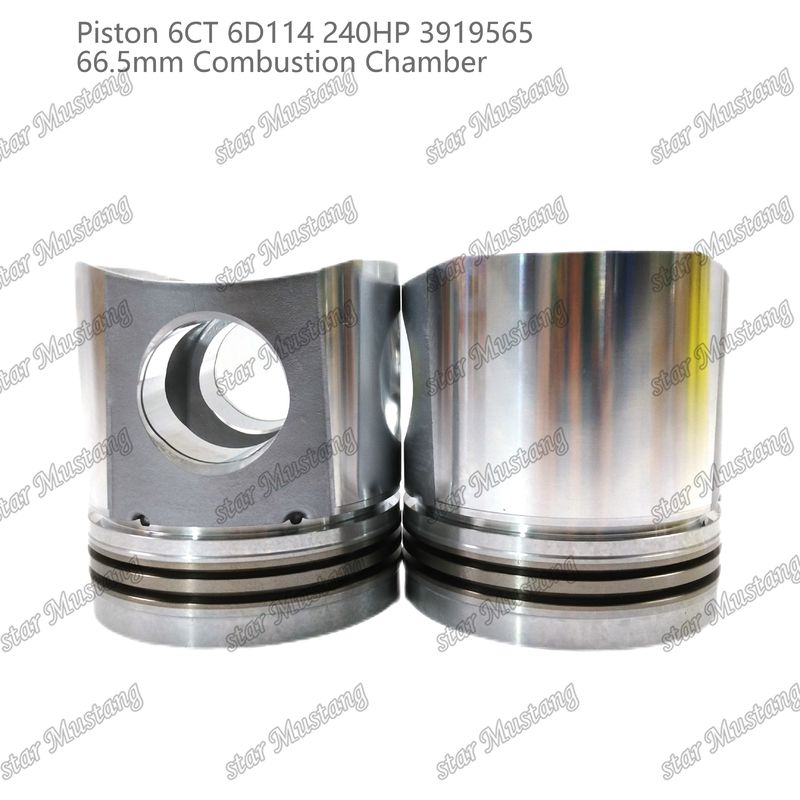 Piston 6CT 6D114 240HP 3919565 66.5mm Combustion Chamber For Cummins Diesel Engine Repair Parts