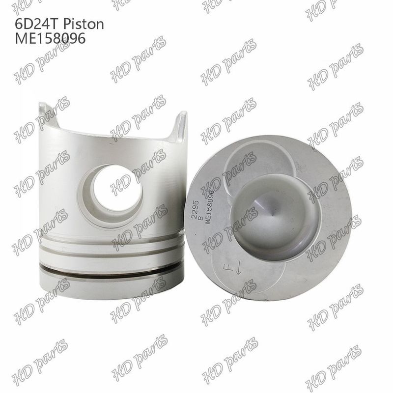 Piston 6D24T Combustion chamber 69mm 3.3 double inclined x3x4mm ME158096 For Mitsubishi Engine Spare Parts