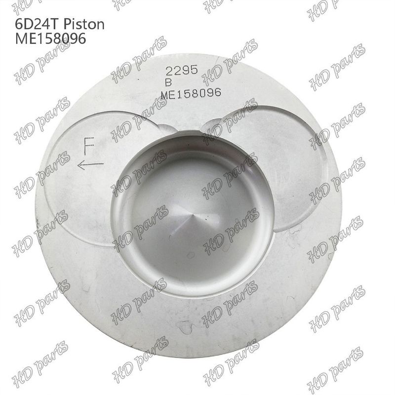 Piston 6D24T Combustion chamber 69mm 3.3 double inclined x3x4mm ME158096 For Mitsubishi Engine Spare Parts