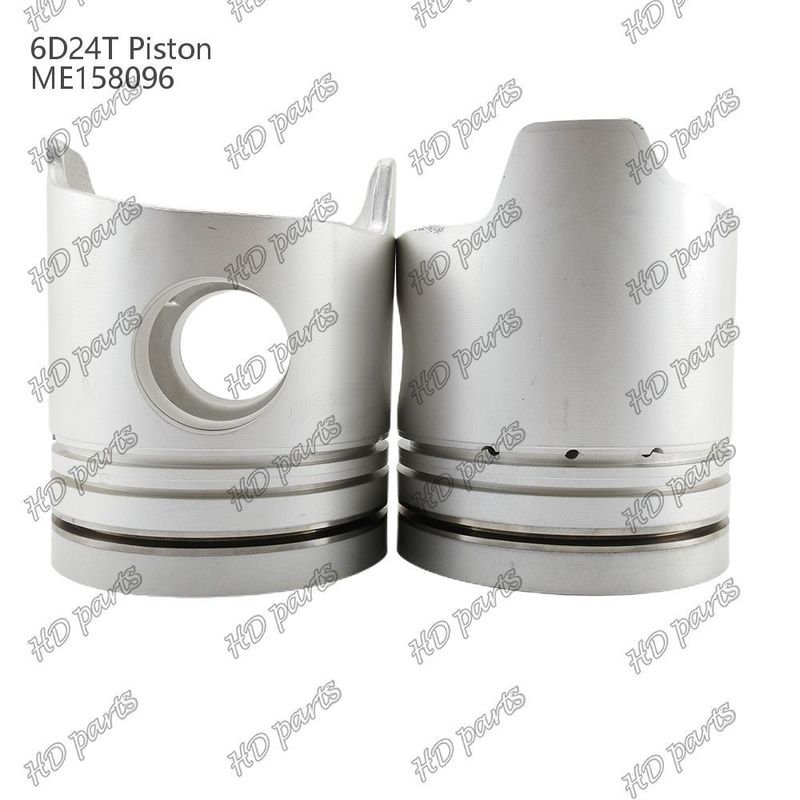 Piston 6D24T Combustion chamber 69mm 3.3 double inclined x3x4mm ME158096 For Mitsubishi Engine Spare Parts