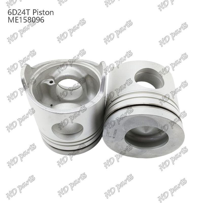 Piston 6D24T Combustion chamber 69mm 3.3 double inclined x3x4mm ME158096 For Mitsubishi Engine Spare Parts
