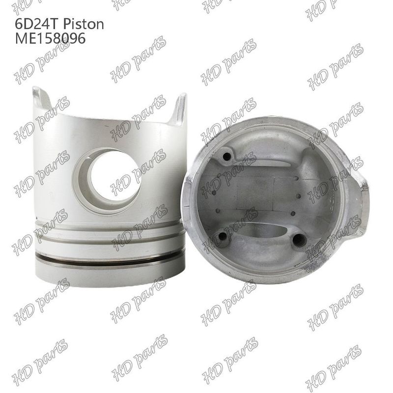 Piston 6D24T Combustion chamber 69mm 3.3 double inclined x3x4mm ME158096 For Mitsubishi Engine Spare Parts