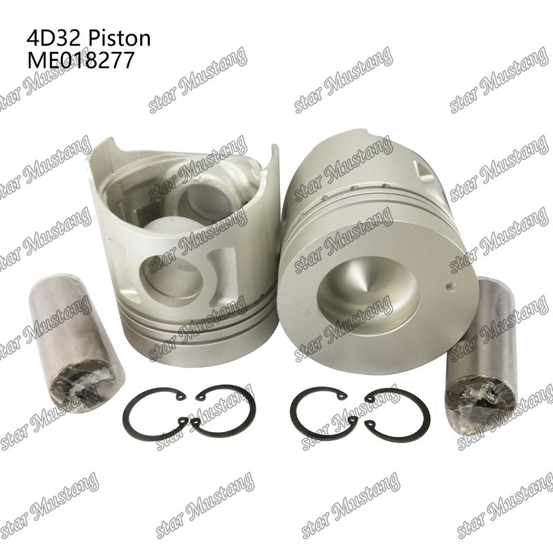 4D32 Engine Piston Chamber Size 52mm Height 112.3mm 2.8HKx2x4mm ME018277 For Mitsubishi Engine Spare Parts