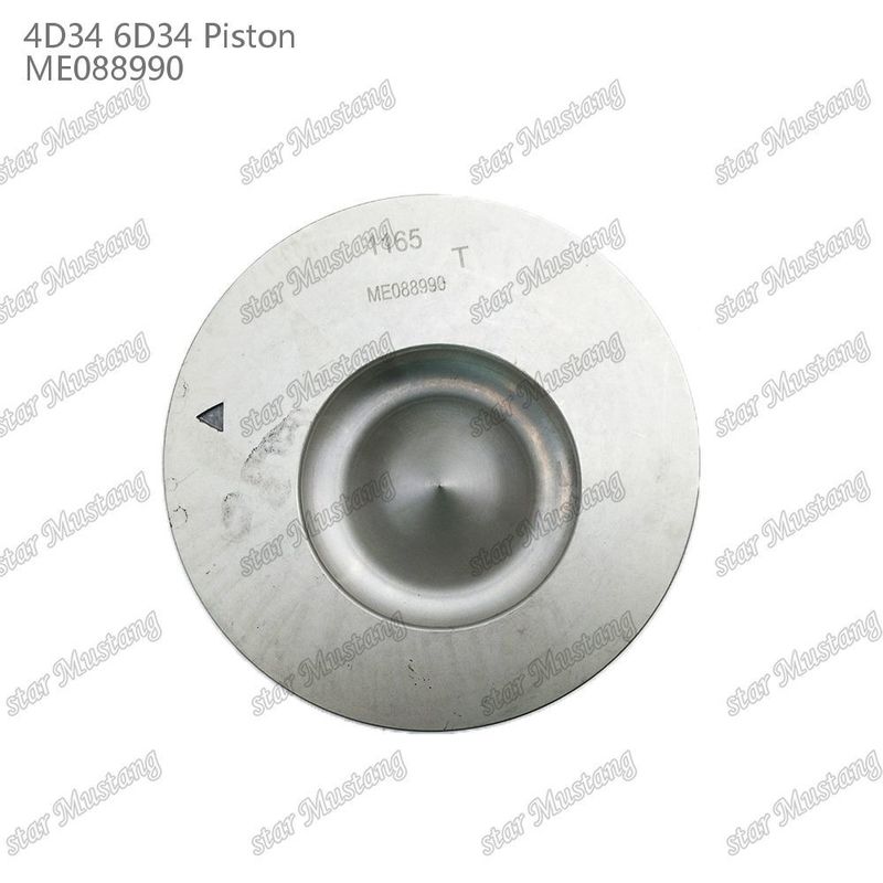 6D34 Engine Piston Pin Hole 36mm With Alfin Without Oil Gallery ME088990 For Mitsubishi Engine Spare Parts