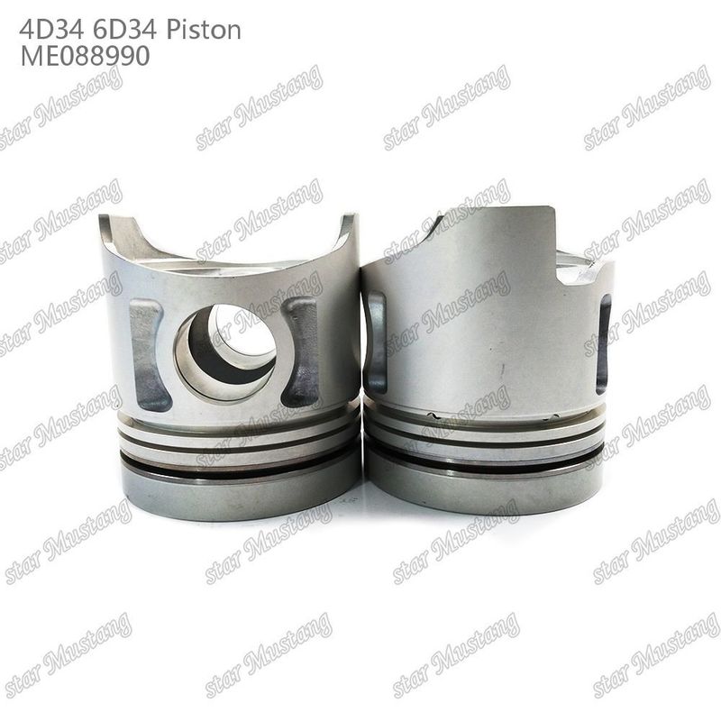 6D34 Engine Piston Pin Hole 36mm With Alfin Without Oil Gallery ME088990 For Mitsubishi Engine Spare Parts