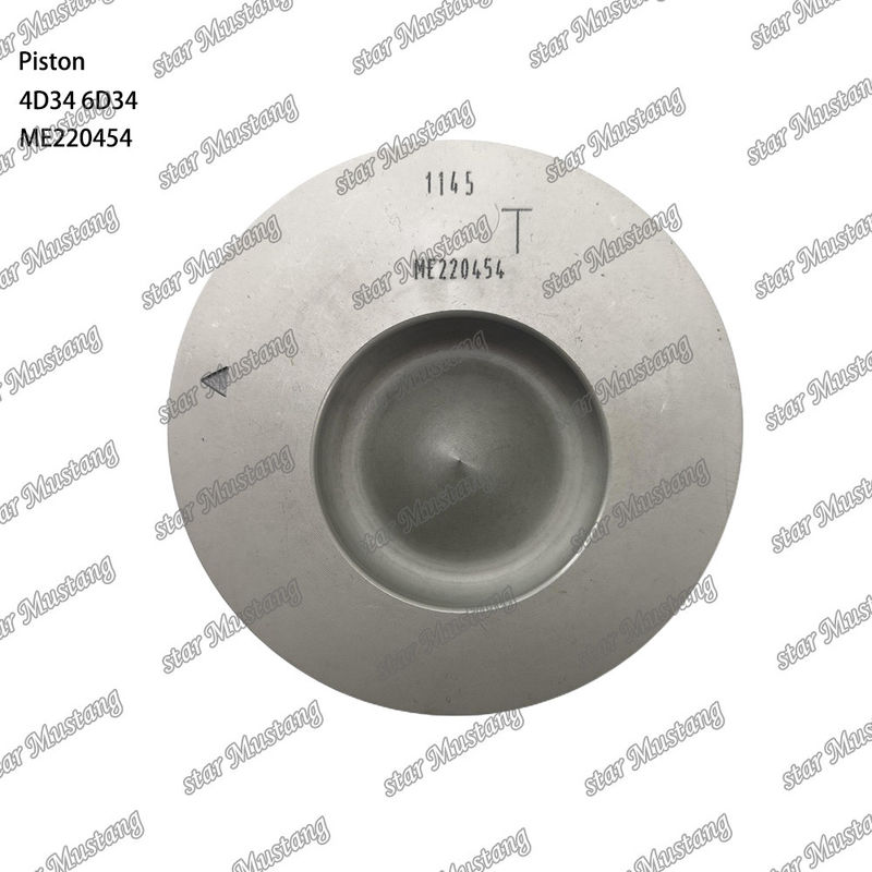 6D34 Engine Piston Pin Hole 36mm With Alfin With Oil Gallery ME220454 For Mitsubishi Engine Spare Parts