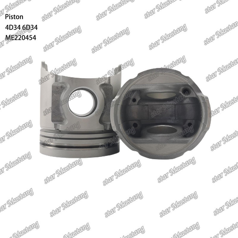 6D34 Engine Piston Pin Hole 36mm With Alfin With Oil Gallery ME220454 For Mitsubishi Engine Spare Parts