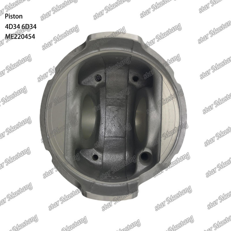 6D34 Engine Piston Pin Hole 36mm With Alfin With Oil Gallery ME220454 For Mitsubishi Engine Spare Parts