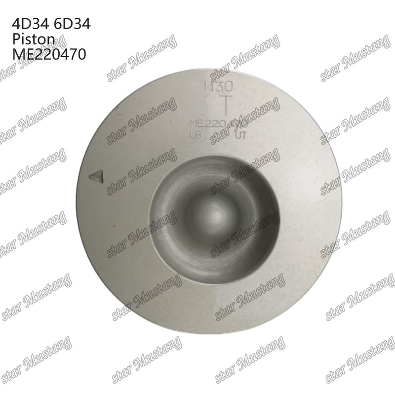 6D34 Engine Piston Pin Hole 36mm With Alfin With Oil Gallery ME220470 For Mitsubishi Engine Spare Parts