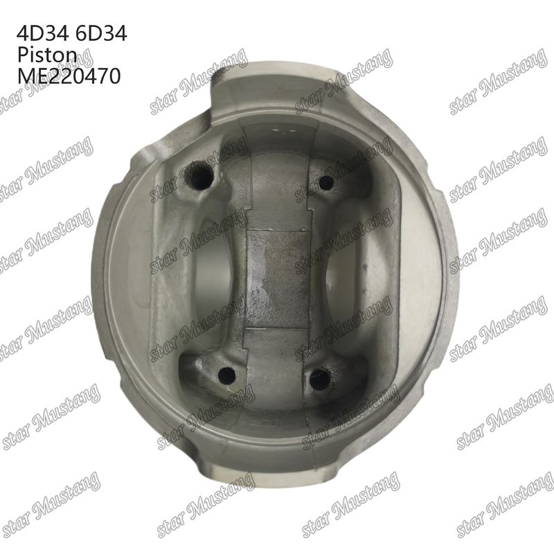 6D34 Engine Piston Pin Hole 36mm With Alfin With Oil Gallery ME220470 For Mitsubishi Engine Spare Parts