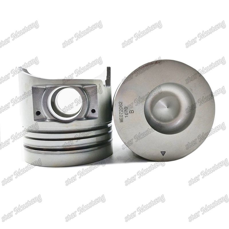 6D16 Engine Piston Chamber Size 59mm 3×2.5×4mm Pin Hole 38mm ME072062 ME072064 For Mitsubishi Engine Spare Parts