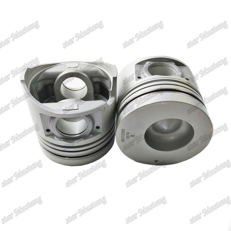 6D16 Engine Piston Chamber Size 59mm 3×2.5×4mm Pin Hole 38mm ME072062 ME072064 For Mitsubishi Engine Spare Parts
