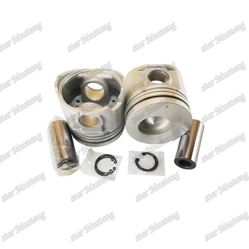6D16-3AT Engine Piston Chamber Size 56mm 3kx2.5x4mm Pin Hole 42mm ME072570 For Mitsubishi Engine Spare Parts