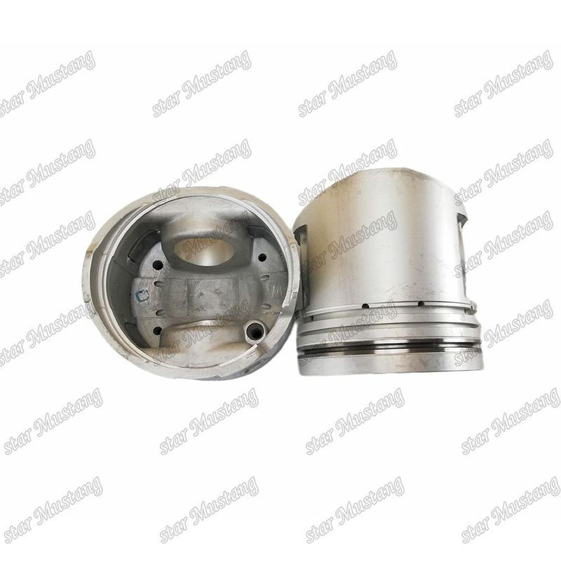 6D16-3AT Engine Piston Chamber Size 56mm 3kx2.5x4mm Pin Hole 42mm ME072570 For Mitsubishi Engine Spare Parts