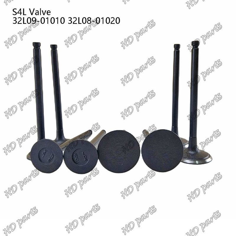 Valve  S4L IN 32L09-01010 EX 32L08-01020 For Mitsubishi Diesel Engine Repair Parts