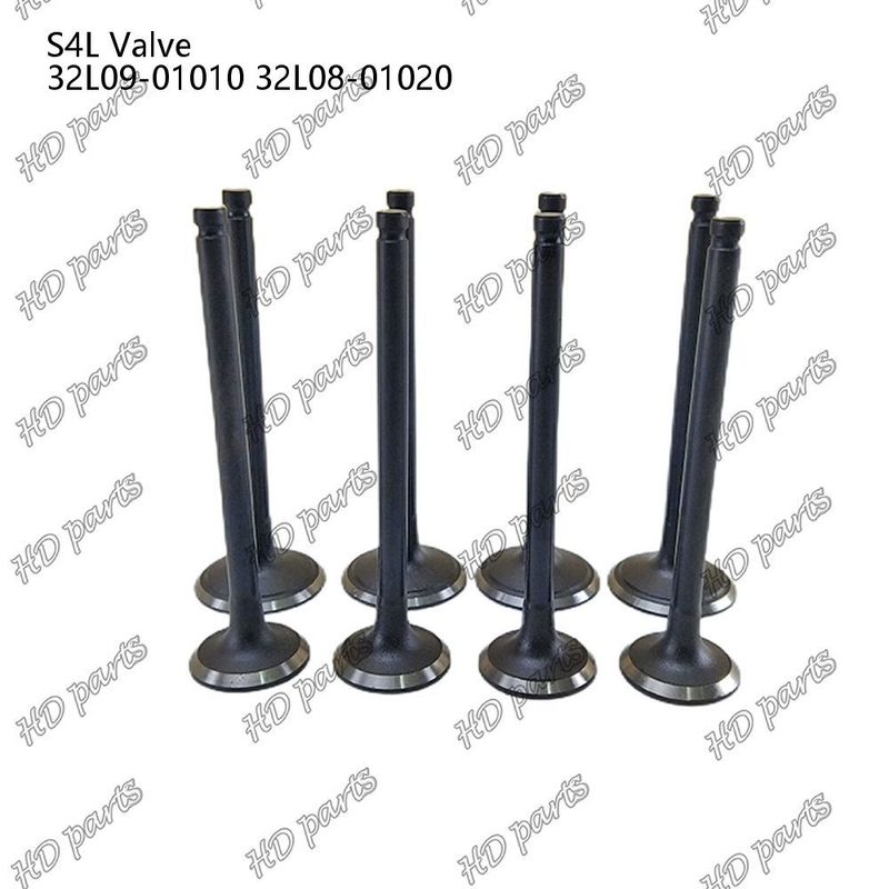 Valve  S4L IN 32L09-01010 EX 32L08-01020 For Mitsubishi Diesel Engine Repair Parts
