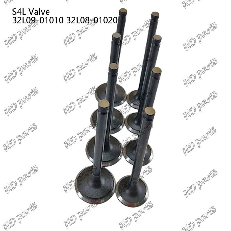 Valve  S4L IN 32L09-01010 EX 32L08-01020 For Mitsubishi Diesel Engine Repair Parts