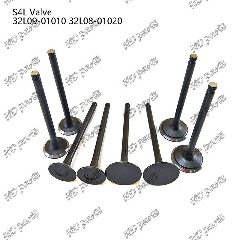 Valve  S4L IN 32L09-01010 EX 32L08-01020 For Mitsubishi Diesel Engine Repair Parts
