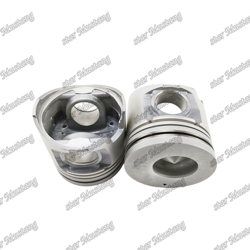 6D16T Engine Piston Chamber Size 57mm 3kx2.5x4mm Pin Hole 42mm ME300199 For Mitsubishi Engine Spare Parts