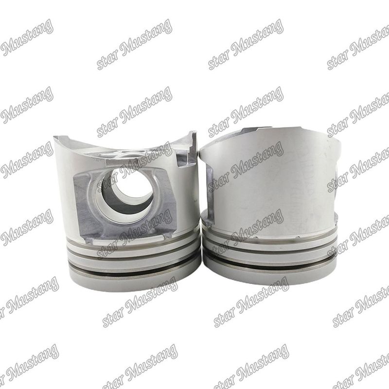 6D16T Engine Piston Chamber Size 57mm 3kx2.5x4mm Pin Hole 42mm ME300199 For Mitsubishi Engine Spare Parts