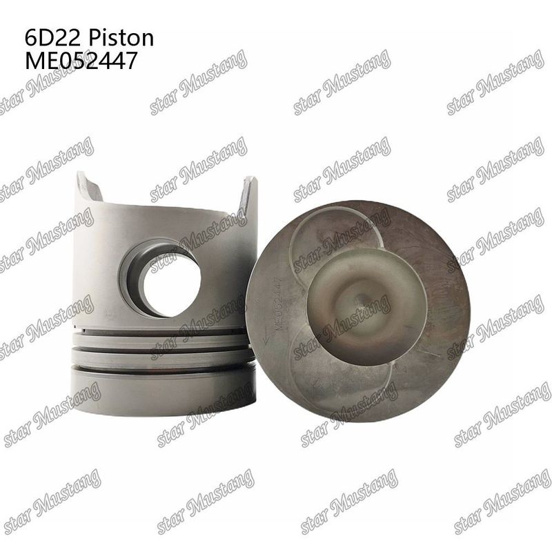 6D22 Engine Piston Chamber Size 68mm Oil ring 4mm ME052447 For Mitsubishi Engine Spare Parts