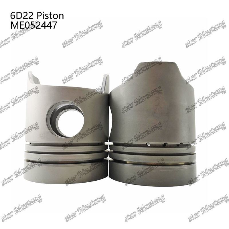 6D22 Engine Piston Chamber Size 68mm Oil ring 4mm ME052447 For Mitsubishi Engine Spare Parts