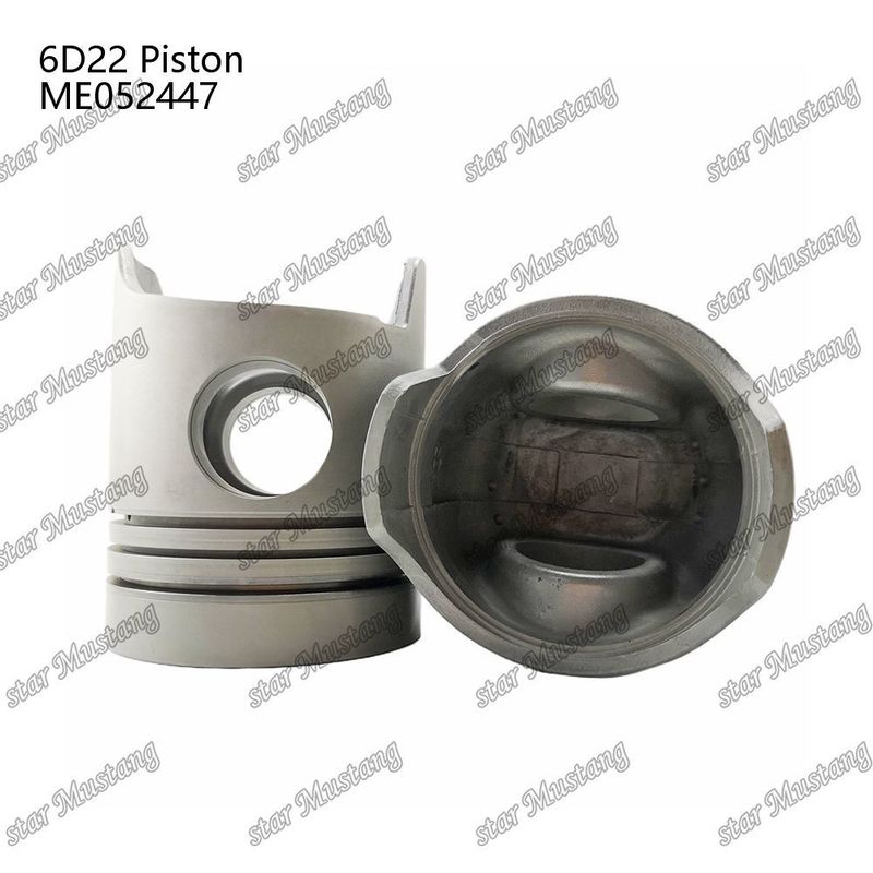6D22 Engine Piston Chamber Size 68mm Oil ring 4mm ME052447 For Mitsubishi Engine Spare Parts