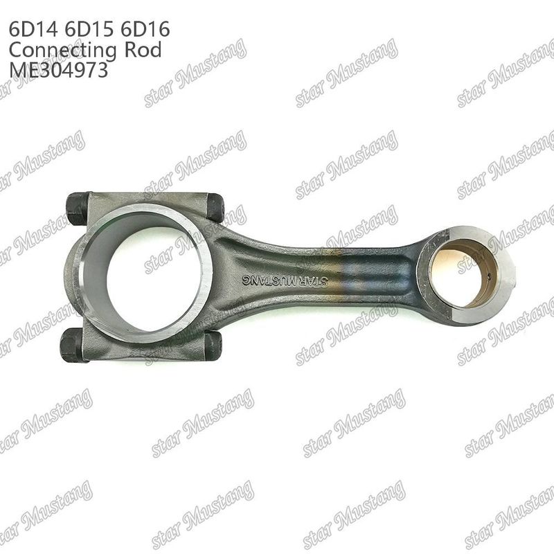Durability Diesel Machinery Driving Connecting Rod 6D14 6D15 6D16 Staggered Beveled With nut ME304973 For Mitsubishi