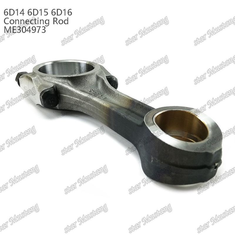 Durability Diesel Machinery Driving Connecting Rod 6D14 6D15 6D16 Staggered Beveled With nut ME304973 For Mitsubishi