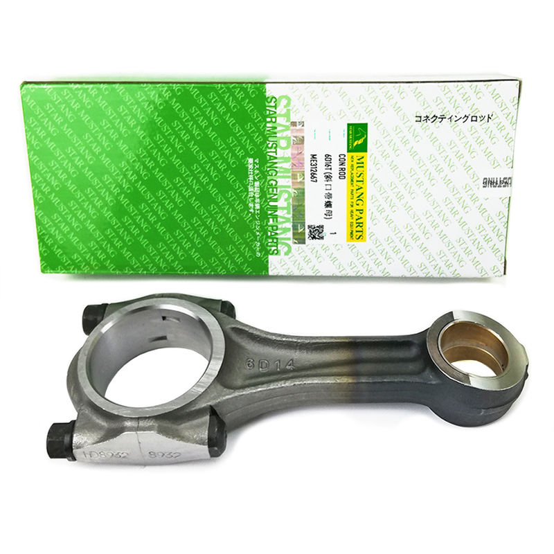 Durability Diesel Machinery Driving Connecting Rod 6D14 6D15 6D16 Staggered Beveled With nut ME304973 For Mitsubishi