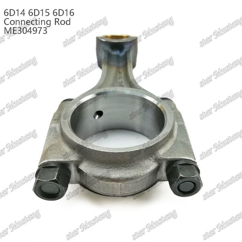 Durability Diesel Machinery Driving Connecting Rod 6D14 6D15 6D16 Staggered Beveled With nut ME304973 For Mitsubishi