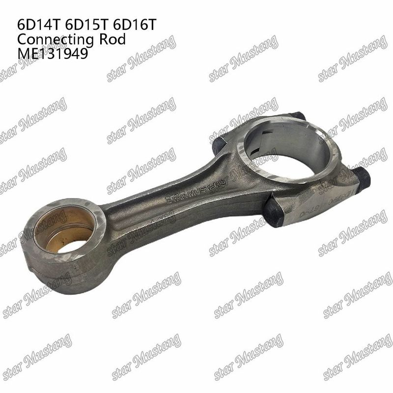 Durable Connecting Rods 6d14t 6d15t 6d16t With Precise Machining With Nut, Staggered, Flat End Me131949 For Mitsubishi