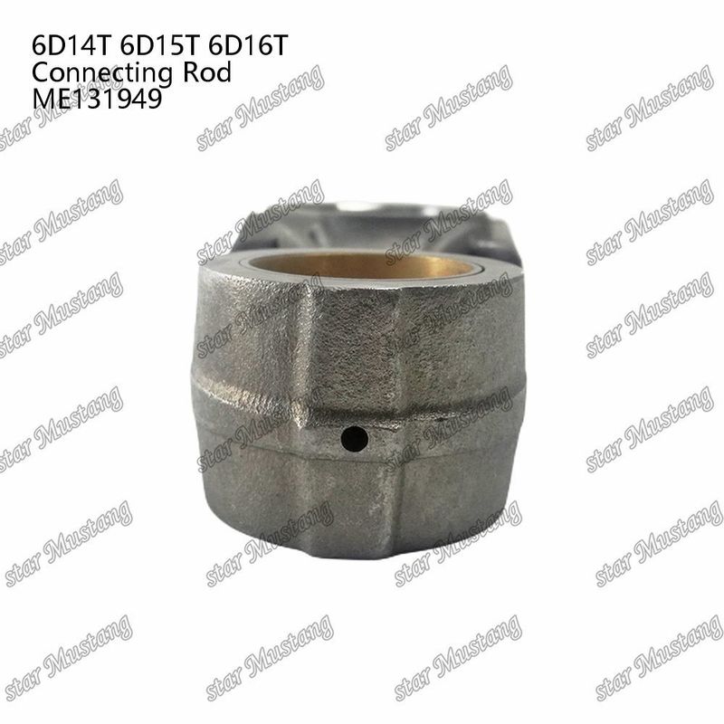 Durable Connecting Rods 6d14t 6d15t 6d16t With Precise Machining With Nut, Staggered, Flat End Me131949 For Mitsubishi