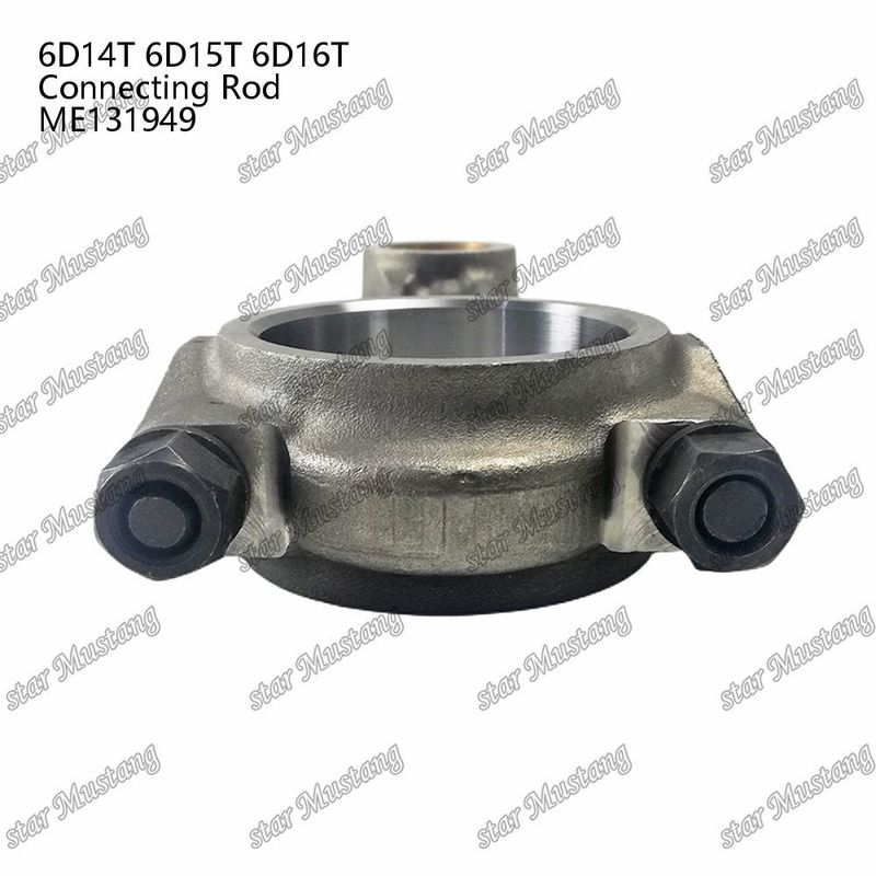 Durable Connecting Rods 6d14t 6d15t 6d16t With Precise Machining With Nut, Staggered, Flat End Me131949 For Mitsubishi